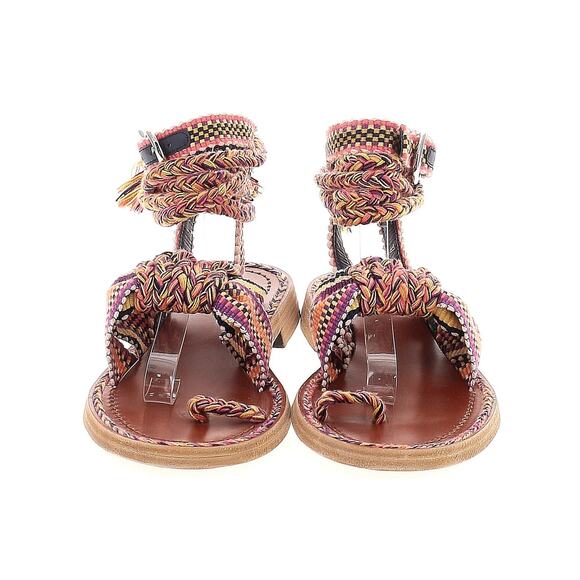 Amambaih LORENA Flat Sandals  Hand Crafted in Spain Size 37 US 7 - Picture 1 of 9